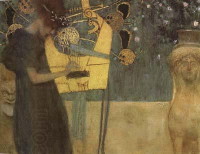 Gustav Klimt Music I (mk20) China oil painting art